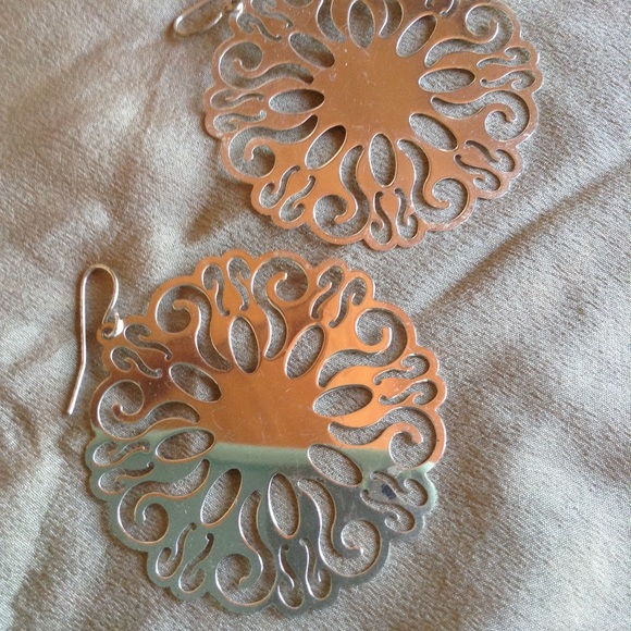 Delicate Boho Silver Earrings from Nordstrom's☀️ - Picture 3 of 5